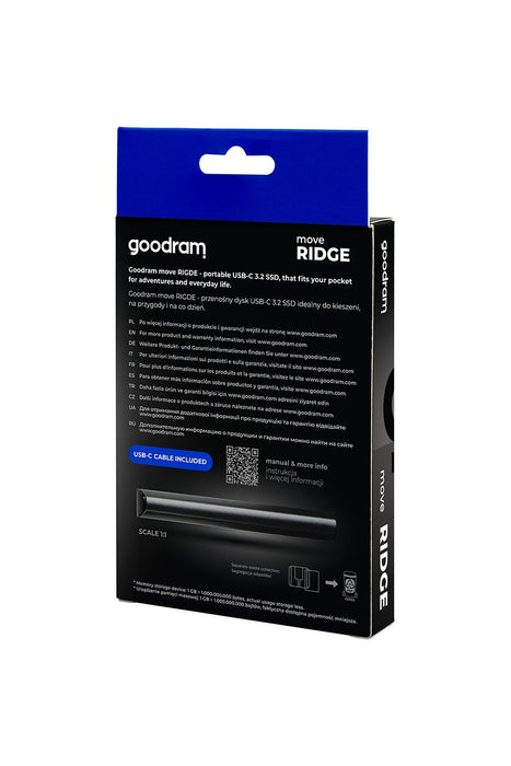 EAN 5908267913055 - Goodram SSDR-GMRE-512-K0 unidad externa de estado sólido 512 GB Negro imagen 8