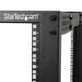 EAN 0065030858519 - StarTech.com 4POSTRACK25U armario rack Rack o bastidor independiente Negro imagen 5