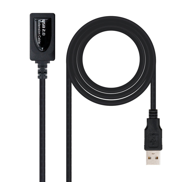 EAN 8433281000483 - Nanocable 10.01.0211 cable USB USB 2.0 5 m USB A Negro imagen 1