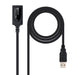 EAN 8433281000483 - Nanocable 10.01.0211 cable USB USB 2.0 5 m USB A Negro imagen 1