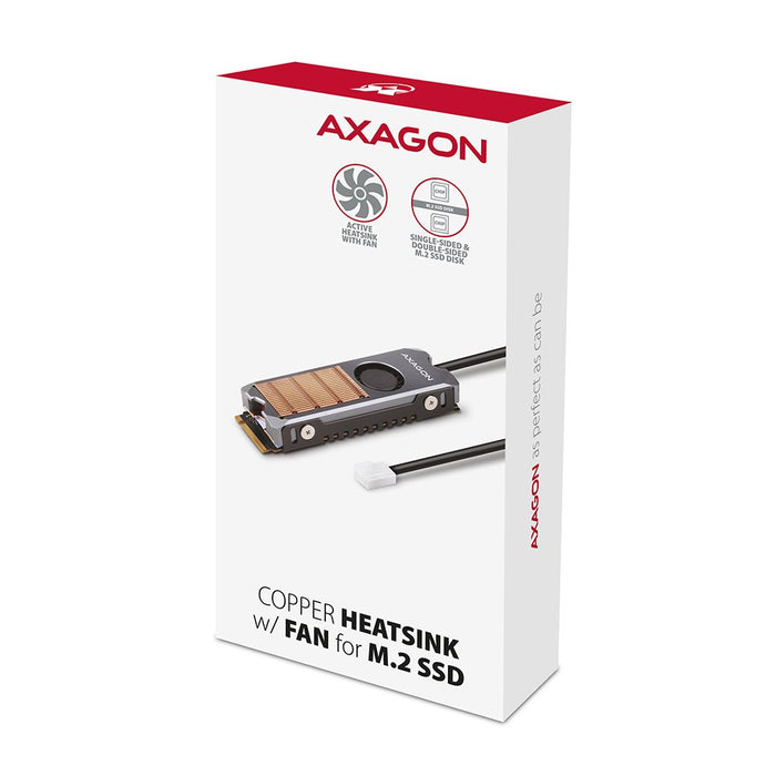 EAN 8595247906588 - Axagon CLR-M2FAN sistema de refrigeración para ordenador Unidad de estado sólido Disipador térmico/Radiad imagen 8