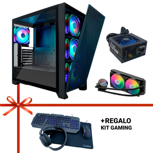 EAN 8436624421020 - CoolBox COO-PACK-GMNG carcasa de ordenador Escritorio Negro 750 W imagen 1