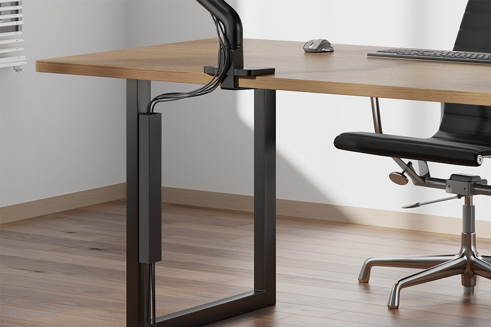 EAN 8721246340065 - Neomounts ADS06-123BL organizador de cables Escritorio Panel guíacables Negro 1 pieza(s) imagen 9