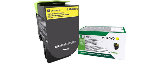 EAN 0734646641906 - Lexmark 71B20Y0 cartucho de tóner 1 pieza(s) Original Amarillo imagen 1