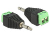 EAN 4043619655281 - DeLOCK 65528 cambiador de género para cable 3.5mm Negro, Verde, Plata imagen 1