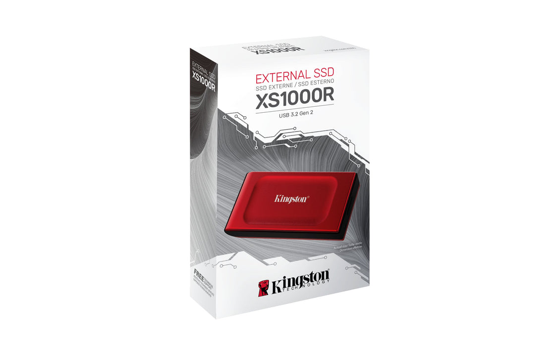 EAN 0740617343748 - Kingston Technology XS1000 Red USB Tipo C 3.2 Gen 2 (3.1 Gen 2) imagen 5