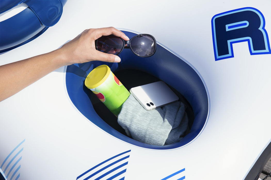 EAN 6941607305317 - Bestway 43113 flotador para piscina y playa Negro, Amarillo Vinilo Flotador con asiento imagen 6