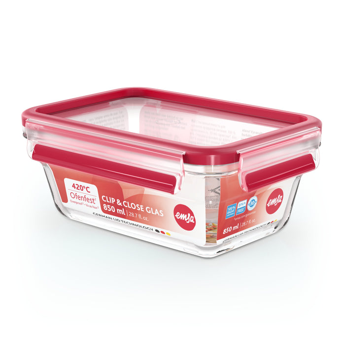 EAN 4009049537801 - EMSA CLIP & CLOSE N10408 Rectangular Caja 0,85 L Transparente 1 pieza(s) imagen 2
