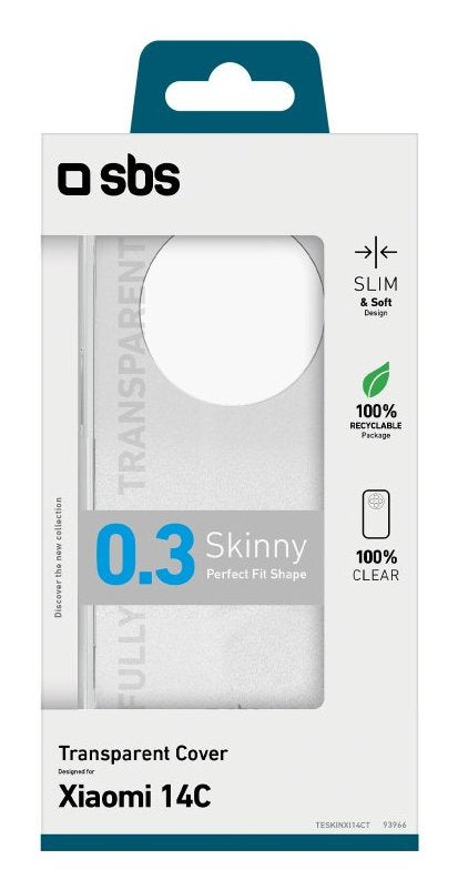 EAN 8018417493966 - SBS TESKINXI14CT funda para teléfono móvil 17,5 cm (6.88") Transparente imagen 2