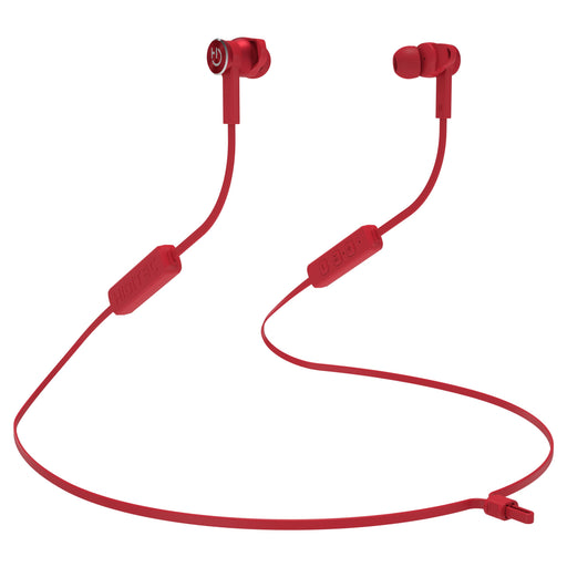 EAN 8436545692127 - Hiditec AKEN Auriculares Inalámbrico Dentro de oído, Banda para cuello Llamadas/Música Bluetooth Rojo imagen 2