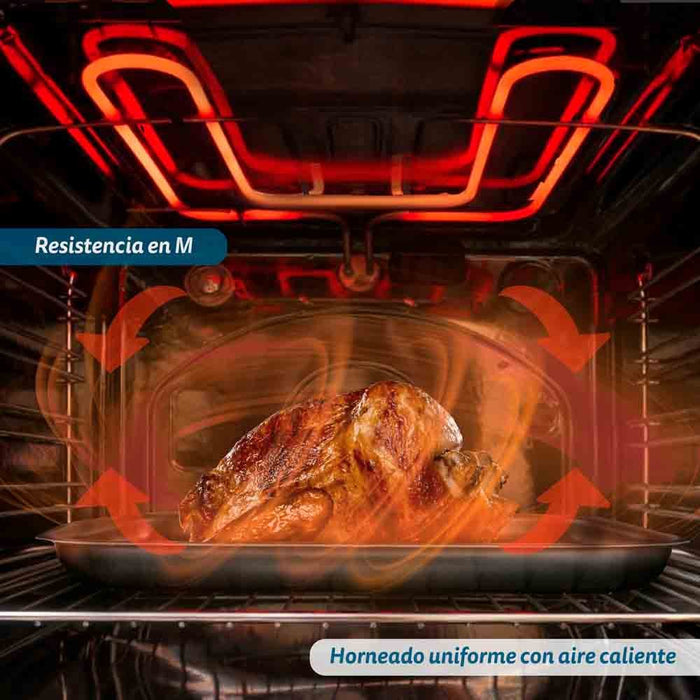 EAN 8426156012995 - Grunkel HR-48RMRUSTI horno tostador 48 L 2200 W Negro Parrilla imagen 4