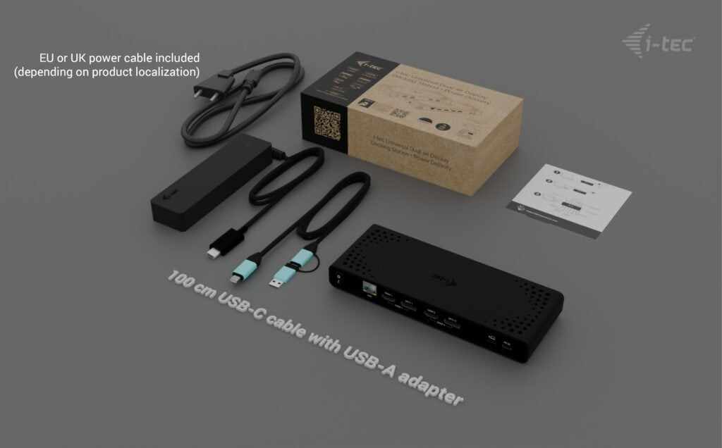 EAN 8595611707179 - i-tec CADUA4KDOCKPDB100 base para portátil y replicador de puertos Alámbrico USB 3.2 Gen 1 (3.1 Gen 1) Ty imagen 12