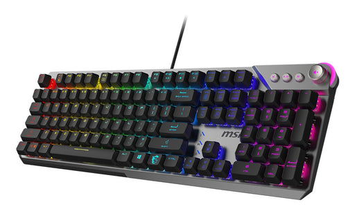 EAN 4711377254380 - MSI STRIKE 600 SILENT US teclado Juego USB QWERTY Inglés de EE. UU. Negro imagen 2