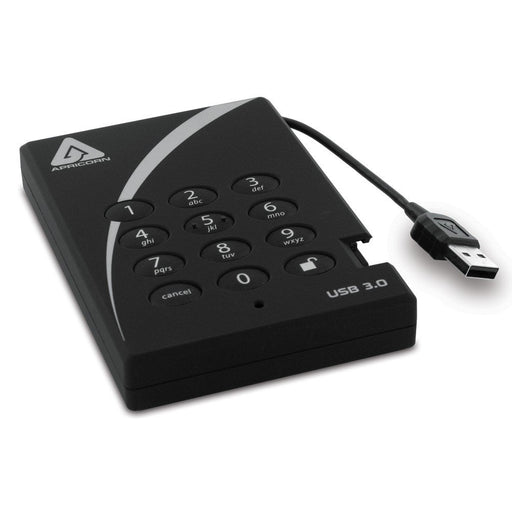 EAN 0708326914109 - Apricorn Aegis Padlock disco duro externo 2 TB 5400 RPM USB tipo A 3.2 Gen 1 (3.1 Gen 1) Negro imagen 2