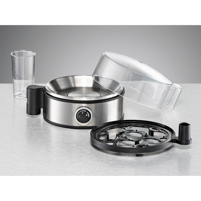 EAN 4001797859006 - Rommelsbacher ER 400 cuecehuevos 7 huevos 400 W Negro, Acero inoxidable, Transparente imagen 3