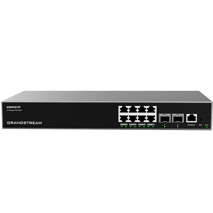 EAN 6947273704034 - Grandstream Networks GWN7811P switch Gestionado L3 Gigabit Ethernet (10/100/1000) Energía sobre Ethernet  imagen 1