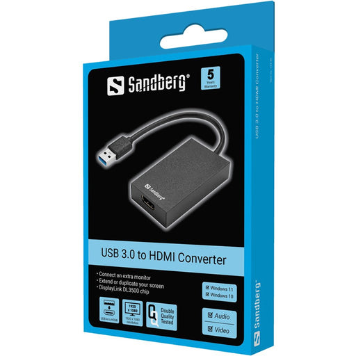 EAN 5705730134425 - Sandberg USB 3.0 to HDMI Converter imagen 2