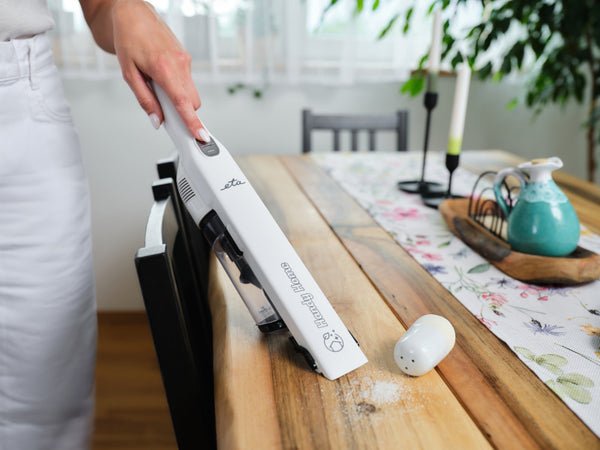 EAN 8590393435265 - Eta Handy Home Aspiradora escoba 2 en 1 Batería Secar HEPA Bolsa para el polvo 0,2 L 120 W Blanco 2500 Ah imagen 21