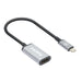 EAN 766623153706 - Manhattan 153706 adaptador de cable de vídeo 0,15 m USB Tipo C HDMI tipo A (Estándar) Negro, Plata imagen 3