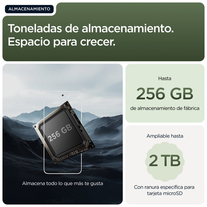 EAN 840023292217 - Motorola moto g56 5G 17,1 cm (6.72") Ranura híbrida Dual SIM Android 15 USB Tipo C 8 GB 256 GB 5200 mAh Ve imagen 18