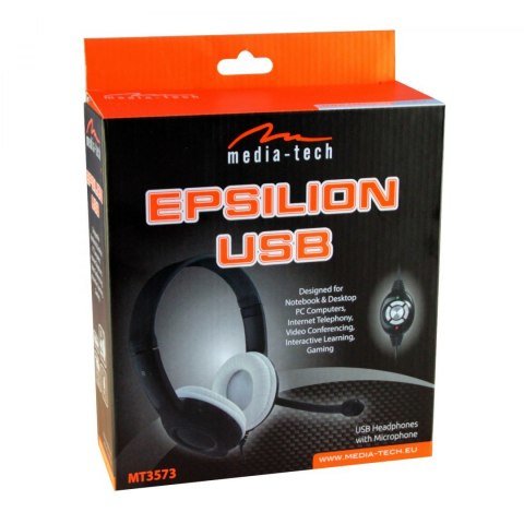EAN 5906453135731 - Media-Tech EPSILION USB MT3573 Auriculares Alámbrico Diadema Llamadas/Música Negro imagen 6