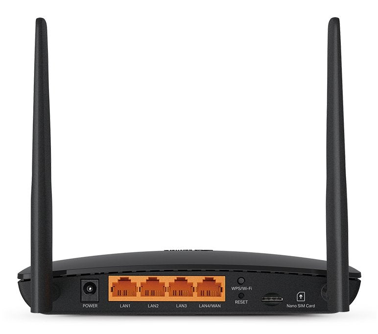 EAN 8885020625752 - TP-Link Archer MR402 router inalámbrico Ethernet rápido Doble banda (2,4 GHz / 5 GHz) 4G Negro imagen 3