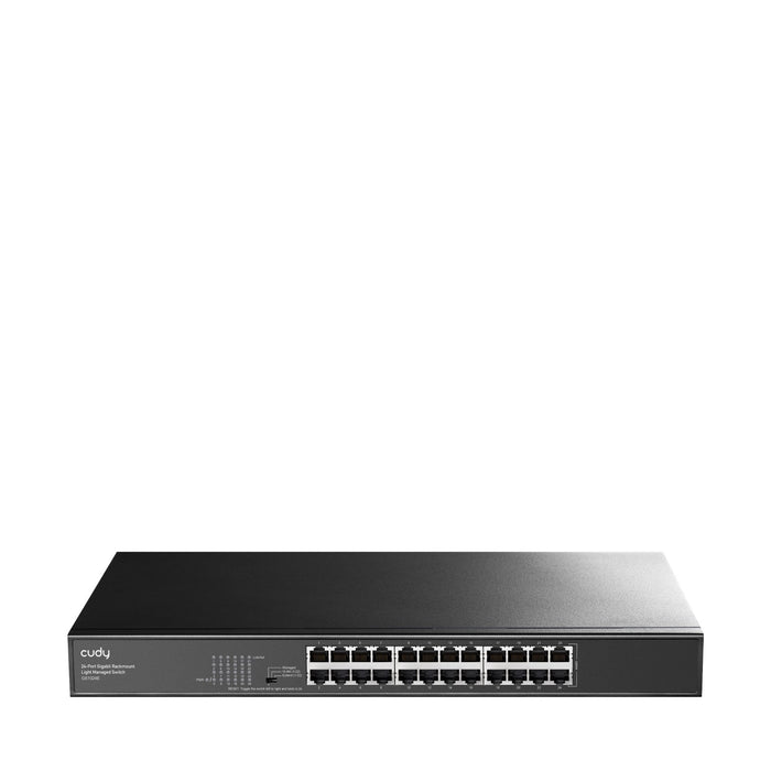 EAN 6971690794040 - Cudy GS1024E switch Gestionado Gigabit Ethernet (10/100/1000) Negro imagen 1