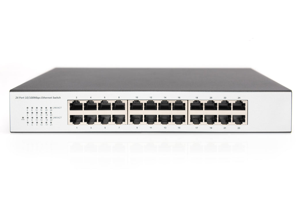 EAN 4016032451266 - Digitus DN-60021-2 switch No administrado Fast Ethernet (10/100) Gris imagen 3