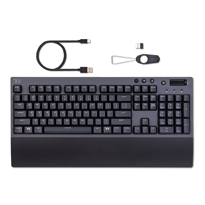 EAN 4713227524902 - Thermaltake GKB-WOW-RDSNUS-01 teclado Juego USB + Bluetooth Negro, Gris imagen 6