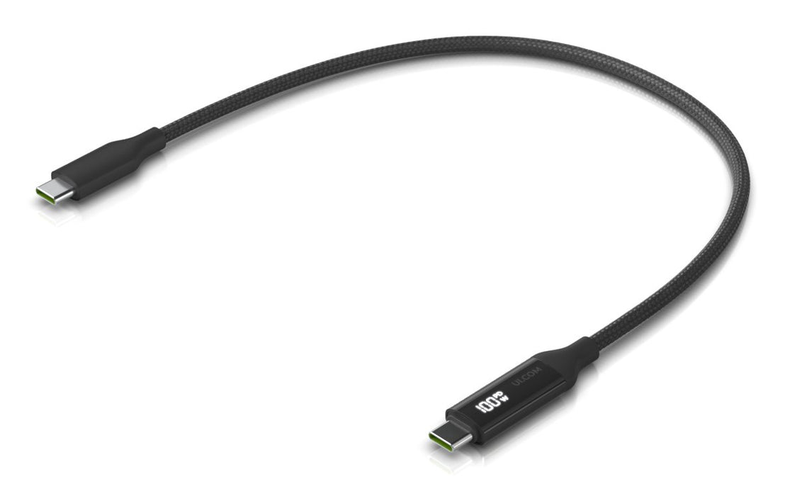 EAN 0810084696217 - Ubiquiti UACC-Cable-USB-100W-0.3M-BK cable USB 0,3 m USB C Negro, Gris imagen 1