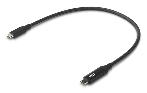 EAN 0810084696217 - Ubiquiti UACC-Cable-USB-100W-0.3M-BK cable USB 0,3 m USB C Negro, Gris imagen 1