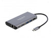 EAN 4043619876839 - DeLOCK 87683 base para portátil y replicador de puertos Alámbrico USB 3.2 Gen 1 (3.1 Gen 1) Type-C Gris imagen 1