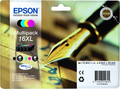 EAN 4054446033104 - Epson Pen and crossword 16XL cartucho de tinta 1 pieza(s) Original Alto rendimiento (XL) Negro, Cian, Mag imagen 2