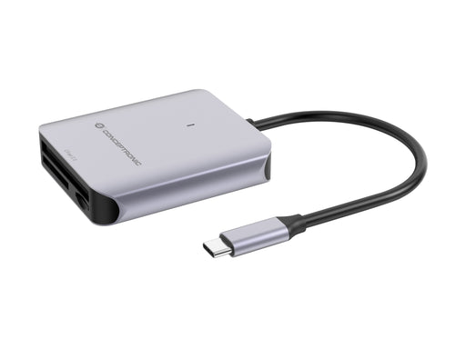 EAN 4015867239490 - Conceptronic BIAN09G lector de tarjeta USB 3.2 Gen 2 Type-C Gris imagen 1