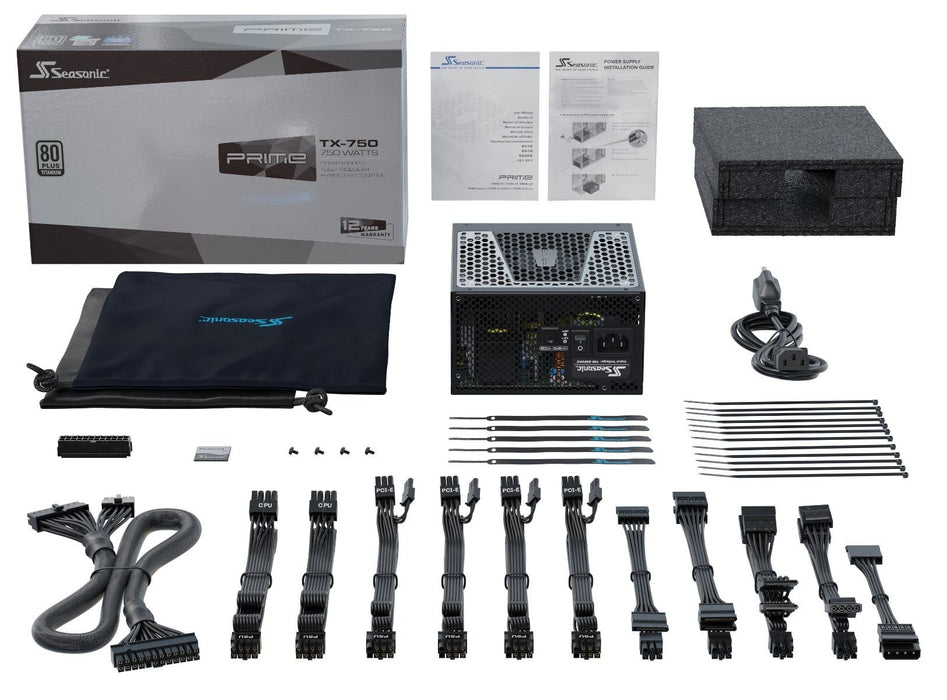 EAN 4711173874133 - Seasonic PRIME-TX-750 unidad de fuente de alimentación 750 W 20+4 pin ATX ATX Negro imagen 8