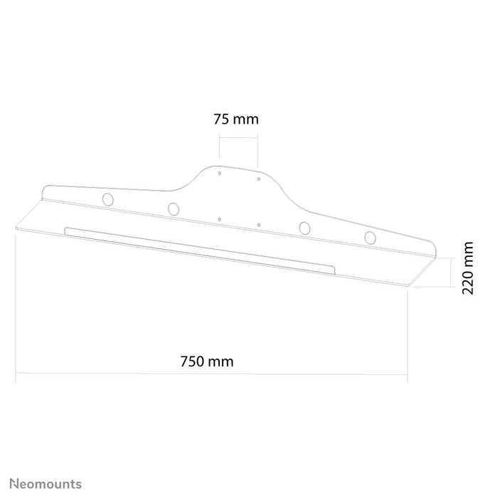 EAN 8717371440824 - Neomounts KEYB-V100 kit de montaje Plata Acero imagen 3