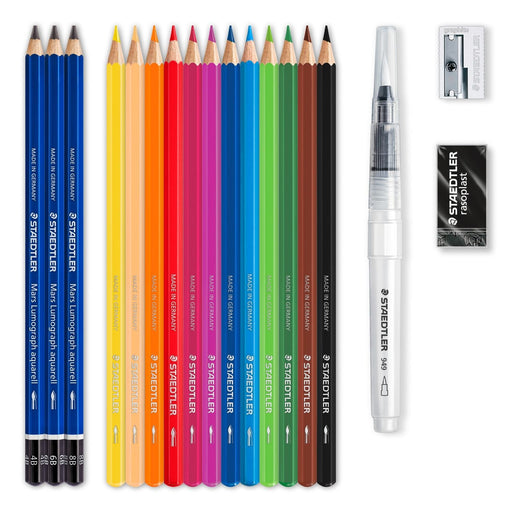 EAN 4007817066843 - Staedtler 146 10C Negro, Azul, Burdeos, Marrón, Verde, Azul claro, Verde claro, Mauve, Naranja, Melocotón imagen 2