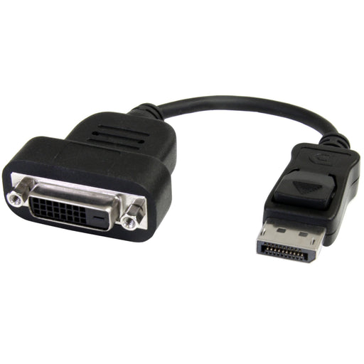 EAN 0065030842327 - StarTech.com DP2DVIS adaptador de cable de vídeo 0,2 m DVI-D Negro imagen 1