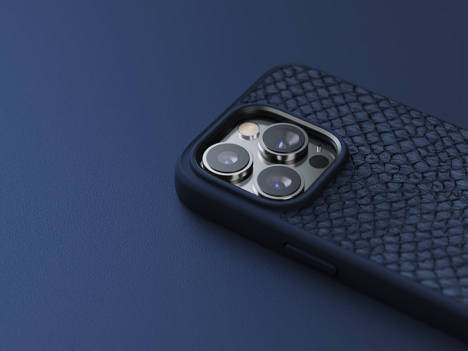 EAN 8720574621136 - Njord byELEMENTS Salmon Leather Magsafe funda para teléfono móvil 15,5 cm (6.1") Azul imagen 17