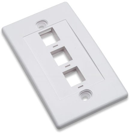 EAN 0766623163309 - Intellinet 163309 placa de pared y cubierta de interruptor Blanco imagen 2