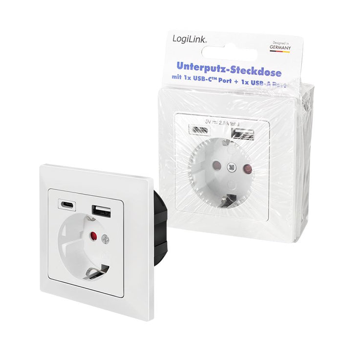 EAN 4052792063066 - LogiLink PA0262 toma de corriente CEE 7/3 + USB Blanco imagen 9