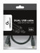 EAN 8716309065665 - Gembird 0.9m 2x USB 2.0 A/mini-B M cable USB 0,9 m Micro-USB A Mini-USB B Negro imagen 3