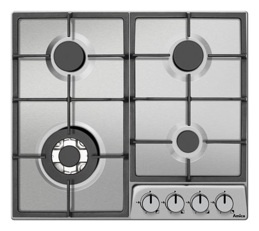 EAN 5906006211400 - Amica PGD6101APR hobs Acero inoxidable Integrado 59 cm Encimera de gas 4 zona(s) imagen 1