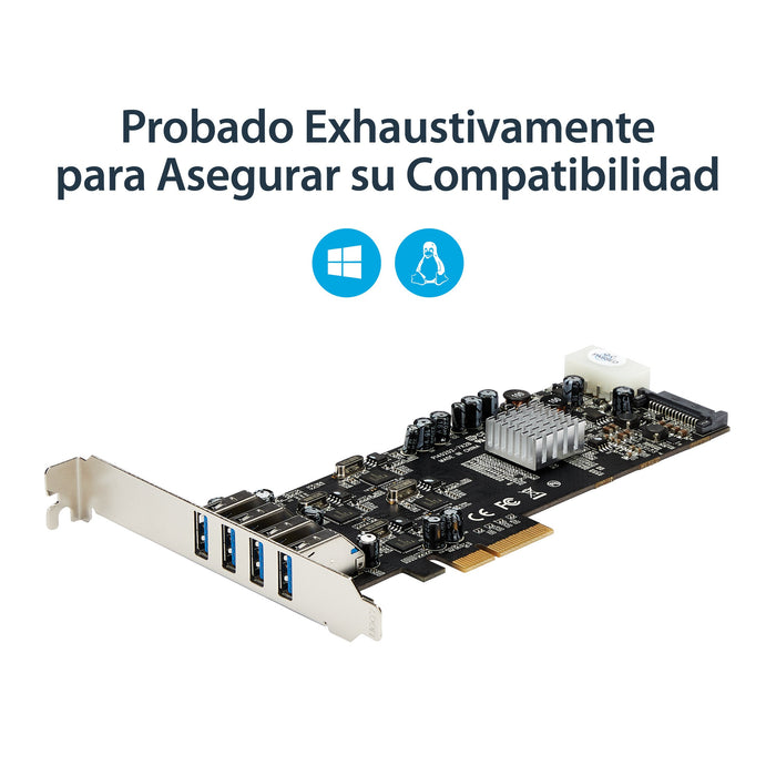 EAN 0065030854627 - StarTech.com PEXUSB3S44V tarjeta y adaptador de interfaz Interno USB 3.2 Gen 1 (3.1 Gen 1) imagen 10