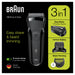 EAN 4210201276357 - Braun Series 3 81702941 afeitadora Máquina de afeitar de láminas Recortadora Negro imagen 1