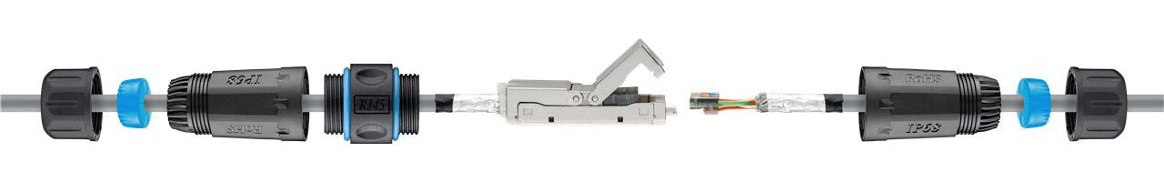 EAN 4040849444142 - Goobay 44414 conector IDC Negro, Azul imagen 2