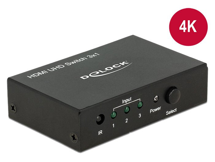 EAN 4043619186839 - DeLOCK 18683 interruptor de video HDMI imagen 1