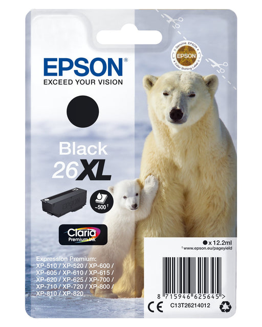 EAN 8715946519005 - Epson C13T26214012 cartucho de tinta 1 pieza(s) Original Alto rendimiento (XL) imagen 1