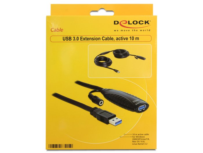 EAN 4043619834150 - DeLOCK USB3.0-A - USB3.0-A, 10m cable USB USB 3.2 Gen 1 (3.1 Gen 1) USB A Negro imagen 2