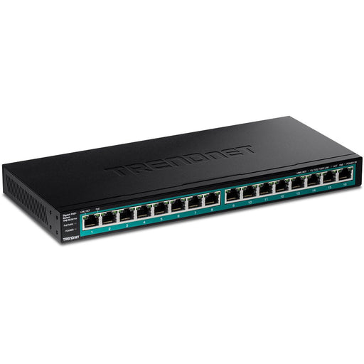 EAN 710931162363 - Trendnet TPE-TG161H switch Gigabit Ethernet (10/100/1000) Energía sobre Ethernet (PoE) Negro imagen 1